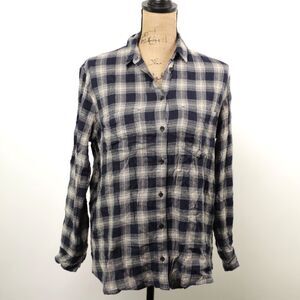 Madewell Button Down Flannel size S